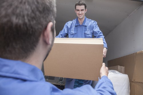 Van loading safety illustration for a moving service