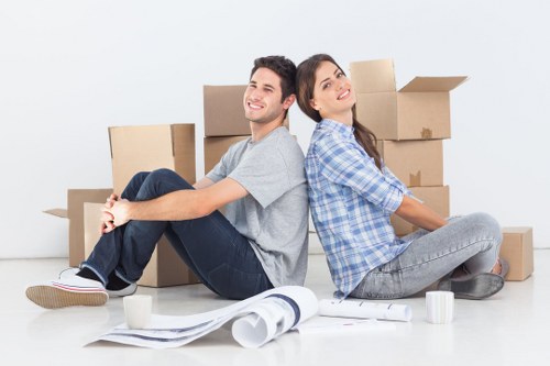 Packing boxes in a Lisson Grove flat with local moving support