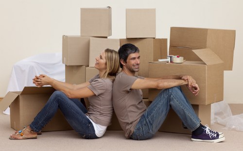 Furniture and box transport for a flat move in Lisson Grove