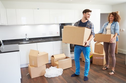 Residential flat move with careful furniture transport