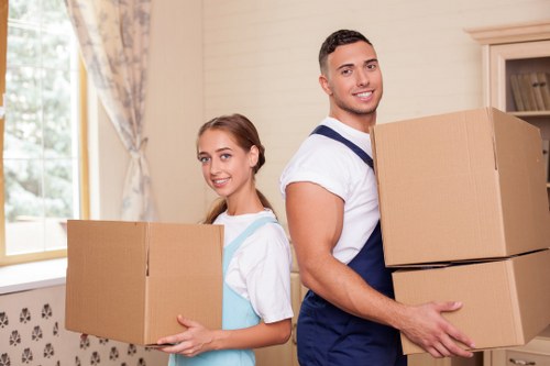 Office relocation materials prepared for a commercial move in Lisson Grove