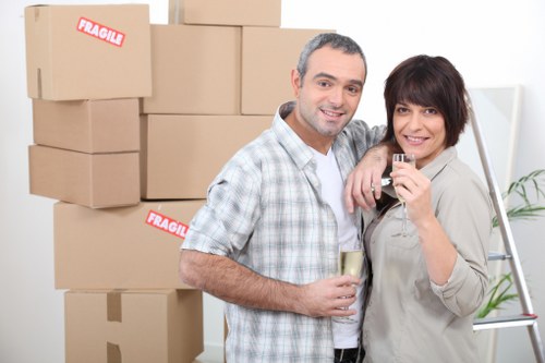 Office relocation support for a local business move