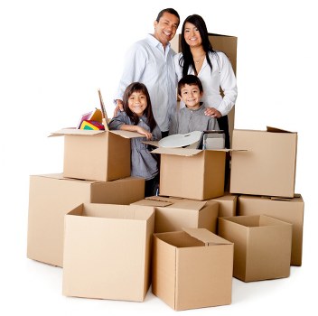 Local moving team loading furniture for a removals job in NW8